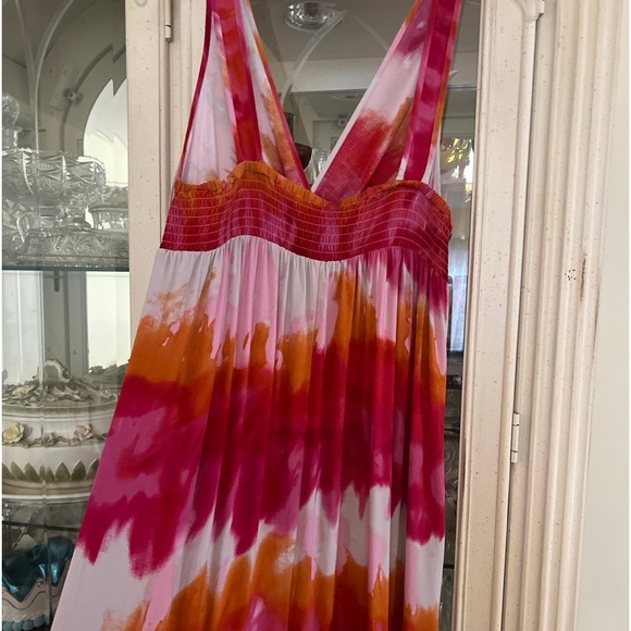 INC beach v-neck Maxi summer dress - Picture 9 of 15